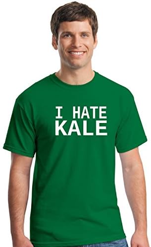 I Hate Kale Men's T-shirt Green (X-Large, Green)