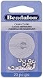 Beadalon Crimp Cover 5mm Nickel Free Silver, Plated, 20-Piece