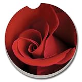 Sweetheart Red Roses - Car Coaster - Made in the USA