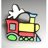SET OF 4 four Choo Choo Train Cabinet Knobs Engine Drawer Pulls Thomas Child's Room Home Tank Furniture Decor Trains