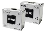 Sony Hi-md Mini Discs for Music & Data 1gb hmd1ga x 10 pack
