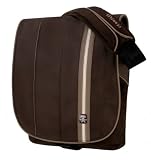 Crumpler - Beefy Pocket - Sacoche en cuir pour Ordinateur Portable 13" - Marron/Gris