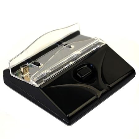 GTMax Black Desktop Charger Charging Station for Nintendo 3DS