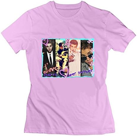 Humorous uncle Women's Justin Bieber Belieber T-Shirts XX-Large Pink