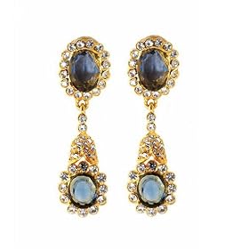 Kenneth Jay Lane Army Drop Earrings