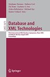 Database and XML Technologies: Third International XML Database Symposium, XSym 2005, Trondheim, Norway, August 28-29, 2005, Proceedings