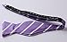 SetSense Men's Stripe Jacquard Woven Self Bow Tie Set