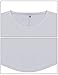 Yidarton Womens Summer Casual Shirts Oversized Baggy Off-Shoulder Long Sleeve Tops Grey Large