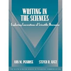 Writing in the Sciences: Exploring Conventions of Scientific Discourse (Series in Technical Communication)