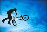 BMX SPORT BIKING Poster Approximate size 11.7" x 16.5"- 297mm x 420mm
