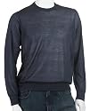Ermenegildo Zegna Men's Crewneck Cashmere Sweater, Navy