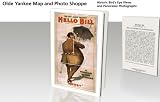 Historic Framed Theater Poster (M), TITLE: The big farce comedy Hello Bill by Frank J Hallow/Marie Madison,