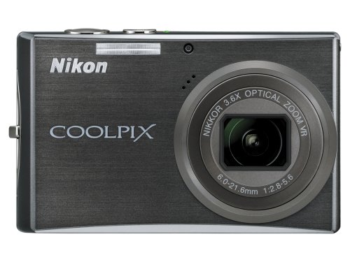 Nikon Coolpix S710 14.5MP Digital Camera with 3.6x Wide Angle Optical Vibration Reduction (VR) Zoom (Graphite Black)