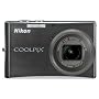 Nikon Coolpix S710 14.5MP Digital Camera with 3.6x Wide Angle Optical Vibration Reduction (VR) Zoom (Graphite Black)