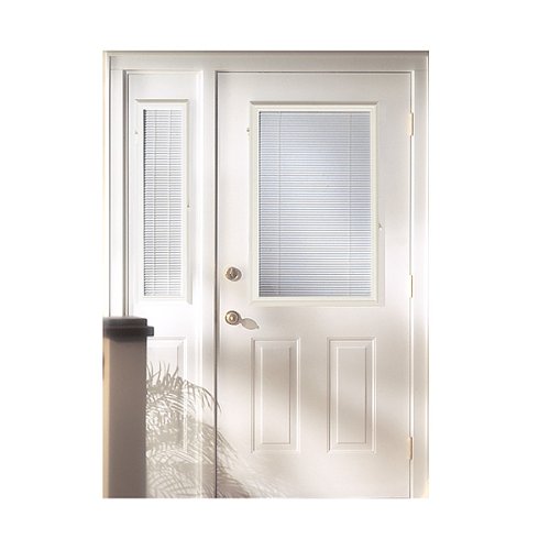 22x36 Enclosed White Blind for Steel Doors by ODL