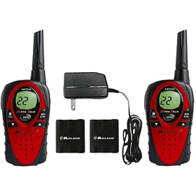 Midland LXT210VP 22 Channel GMRS Value Pack with Up to 8 Mile Range with Charger and Rechargeable Batteries