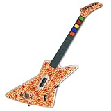 Skully Orange Design Guitar Hero X-plorer Guitar Controller Decorative Protector Skin Decal Sticker