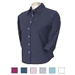 Devon & Jones - Pink Three-Quarter-Sleeve Stretch Poplin Blouse (DP625W)