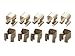 Teng Alu12 Pack of 10 Socket Clips for Alu450 Storage Rail - 1/2in Square