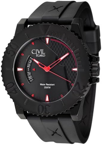 Egard Watches Men's Civil Maris Black