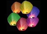 Produkt-Bild: 12 Stk HIMMELSLATERNE SKYBALLON BALLON SKYLATERNE Gemischt!!