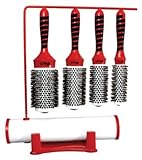 IMAGE OF Hair Art Itech Brush Set 4 Pieces With Stand 76200/300/400/500