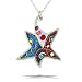 Glittering Star of David Necklace #2301D