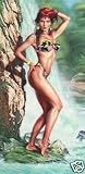 Sexy Mary Jane Watson in a Bikini -30" x 58" Door Poster - by Joe Jusko - Marvel Comics