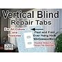As Seen On TV Vertical Blind Repair Tabs 10 Pack