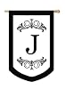 Monogram Regalia Regular Size Flag J