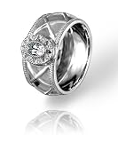Jewelry : Quilted Diamond Stone Band