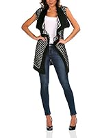 Bleu Marine Chaleco Marlene (Negro)