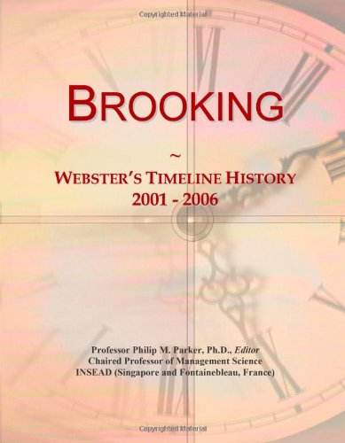 Brooking: Webster's Timeline History, 2001 - 2006