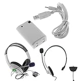 GTMax Rechargeable Battery Pack + USB Charger Cable + Mono Headset with Microphone + Big Headset wit