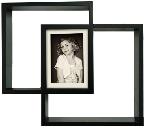 Gallery Solutions Black Intersection Shadowbox Frame