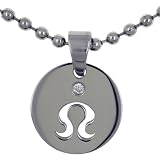 Pugster Leo Zodiac Stainless Steel Pendant Gifts For Father
