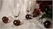 Crystal Glass Martini/Brandi Set of 4 - Amethyst