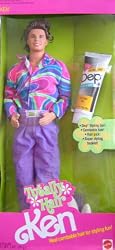 Barbie KEN Totally Hair Ken Doll (1991)