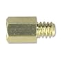 Ziotek Brass Stud Coarse Thread 6 Packs
