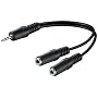 Audio Klinke Y Kabel 3,5mm Klinken-Stecker Stereo &hellip von Wentronic