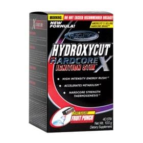 MuscleTech Hydroxycut Hardcore Ignition Fruit Puch 40 Sticks