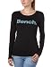 Bench Damen Langarm Shirt DECKER, black, L, BLGA1974_BK001-GY093