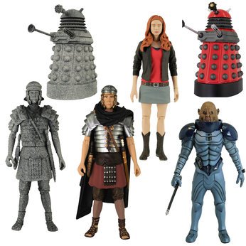 Doctor Who 'Stone Dalek' Six Figure Set with Exclusive Underhenge Drone Dalek Figure