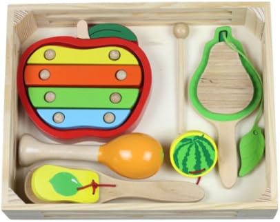 Discoveroo Fruit Music Wooden Percussion Playset