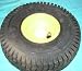 4.10-4 Tubeless Turf Tread Tire, Carlisle Brand, 5/8 Bushings, 2 1/4 Bore length