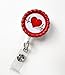 Heartbeat Bottle Cap Badge - Nursing Badge Holder - RN Badge Reel - Nurse Name Badge - Nurses Badge - Cute ID Badge Reel - Nursing Badge