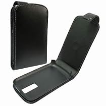 Black Vertical Flip Case for BLACKBERRY 9000 BOLD