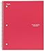 Five Star Spiral Notebooks, 1 Subject, Wide Ruled Paper, 100 Sheets, 10-1/2