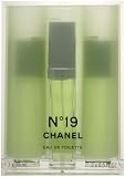 Chanel No. 19 by Chanel for Women To Go 3 x 0.5 oz Eau de Toilette Sprays 1 Purse Spray and 2 Refills