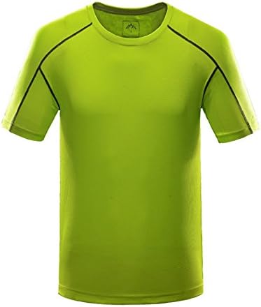 Men's Outdoor Lightweight Sports Performance Crew Neck Quick Dry T Shirt